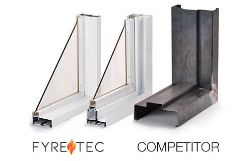 Our System vs. Traditional Hallow Metal Construction